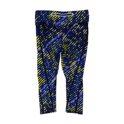 Blue Abstract Active Leggings