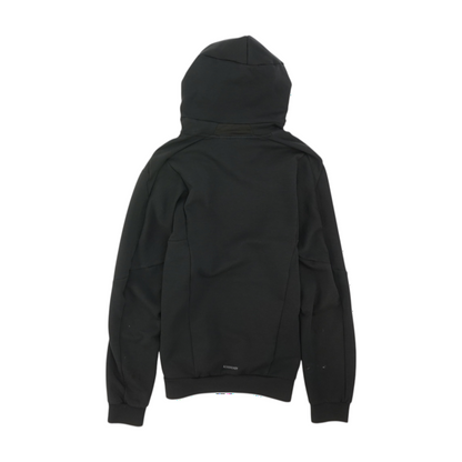Black Solid Hoodie Pullover