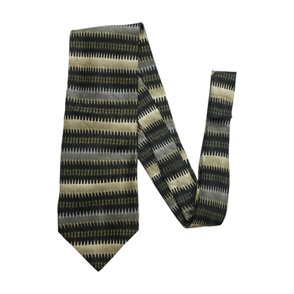Black Striped Neck Tie
