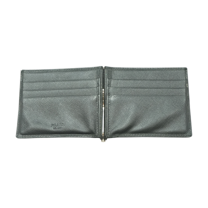 Black Bifold Leather Wallet