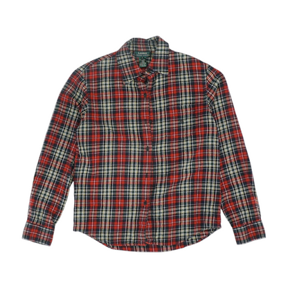Red Plaid Flannel Button Down