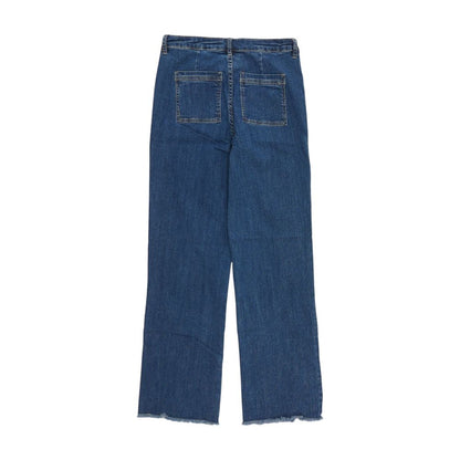 Blue Solid Jeans
