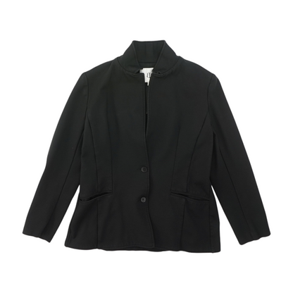 Black Solid Blazer