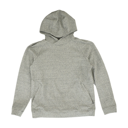Gray Solid Hoodie Pullover