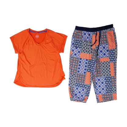 Red Print Pajama Set