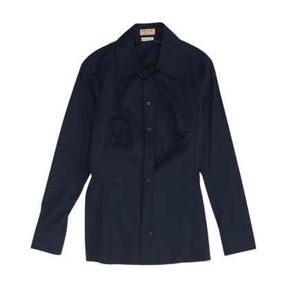 Navy Button Down