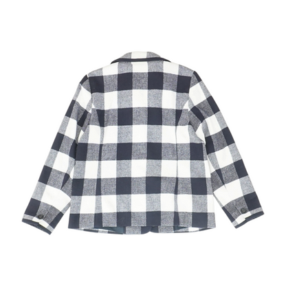 Navy Check Jacket
