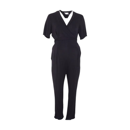 Black Maternity Jumpsuit