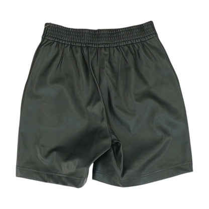 Black Solid Shorts