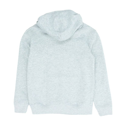 Gray Solid Hoodie Pullover