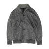 Gray Solid Cardigan Sweater