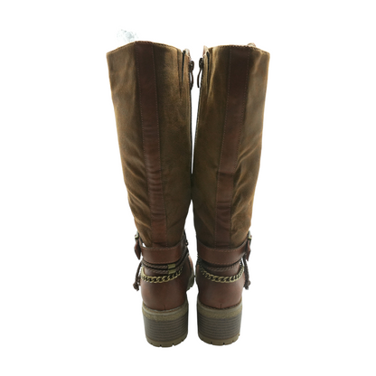 Brown Knee-High Boots