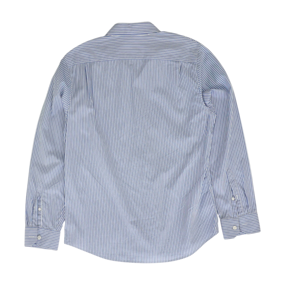 Blue Striped Long Sleeve Button Down