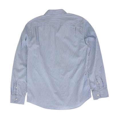 Blue Striped Long Sleeve Button Down