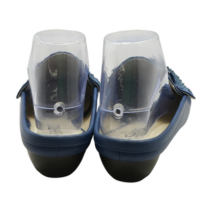 Blue Slip-On Flats