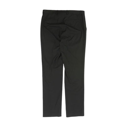 Black Solid Dress Pants