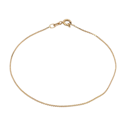 14K Yellow Gold Chain Bracelet