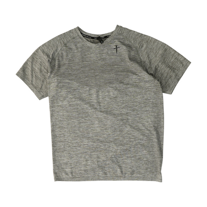 Gray Solid Active T-Shirt