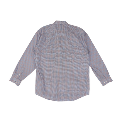 Blue Check Long Sleeve Button Down