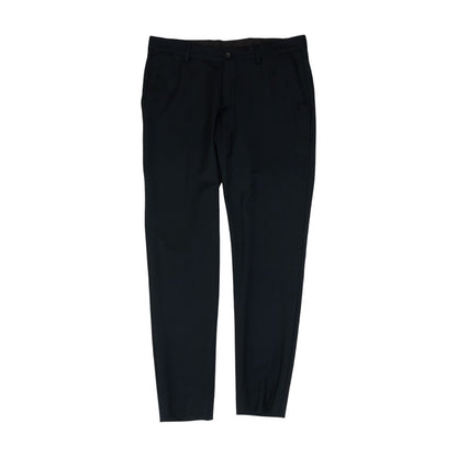 Black Solid Dress Pants