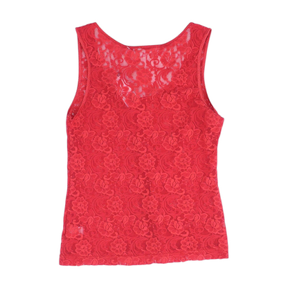 Red Floral Blouse