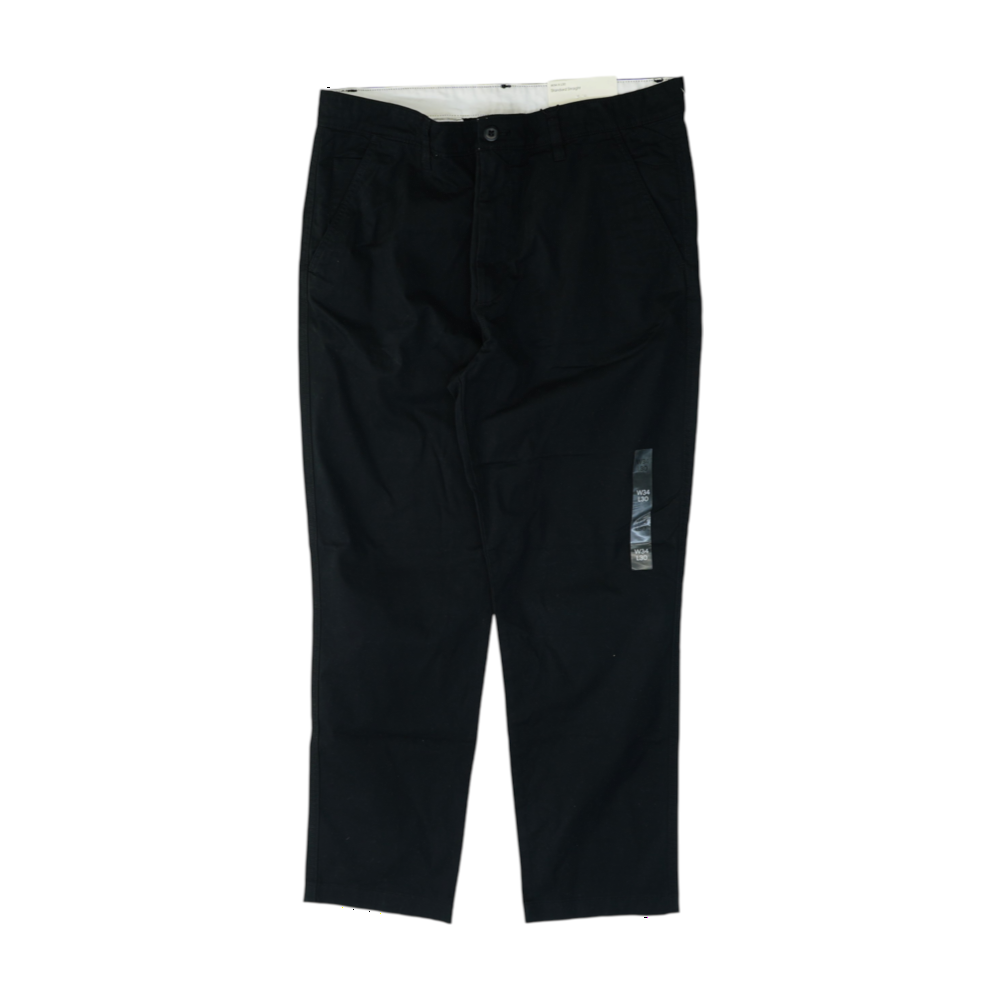 Black Straight Pants