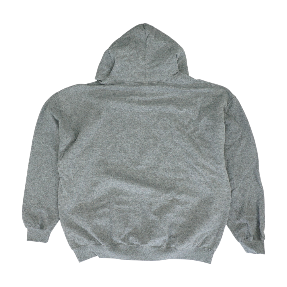 Gray Solid Hoodie Pullover