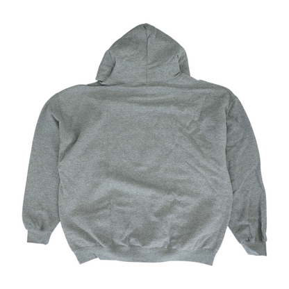 Gray Solid Hoodie Pullover