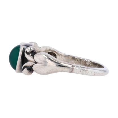 Sterling Silver Chalcedony Fashion Ring