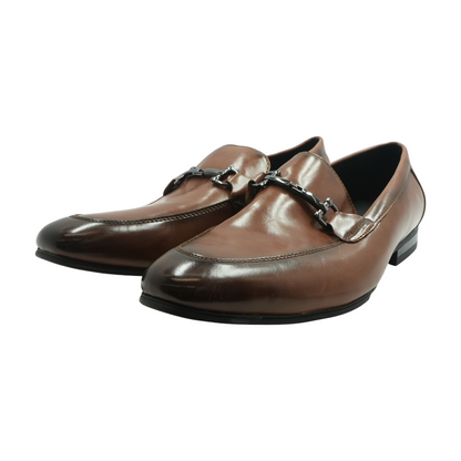 Brown Slip-On Dress Shoes