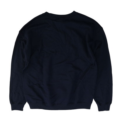 Navy Solid Sweatshirt Pullover
