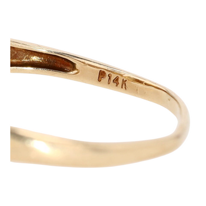 14K Yellow Gold Citrine Fashion Ring