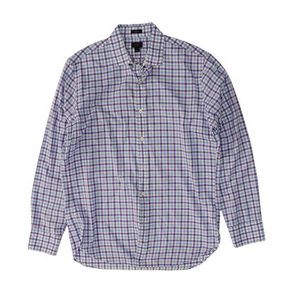 Multi Check Long Sleeve Button Down