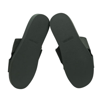 Black Casual Slide Sandals