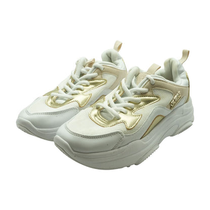 White Low Top Athletic Shoes