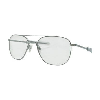 Silver Aviator Prescription Eyewear