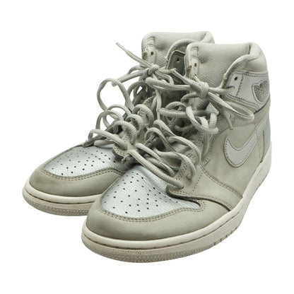 Air Jordan Gray High Top Athletic Shoes