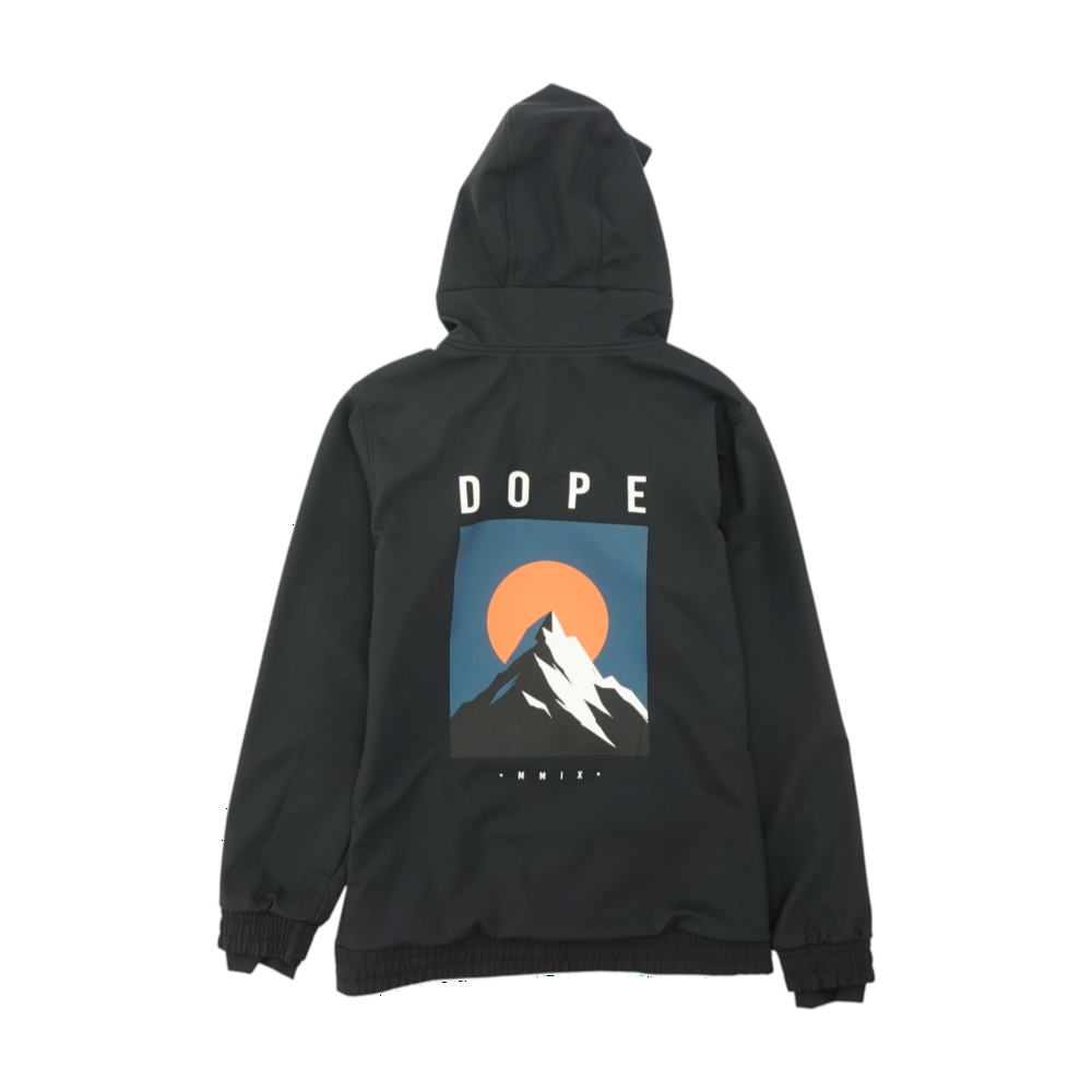 Black Solid Hoodie Pullover