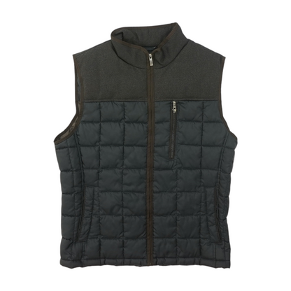 Black Color Block Vest