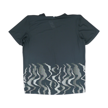 Black Solid Active T-Shirt