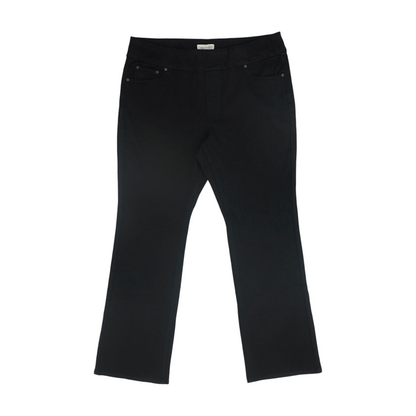 Black Plus Bootcut Jeans