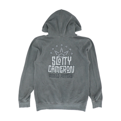Gray Solid Hoodie Pullover