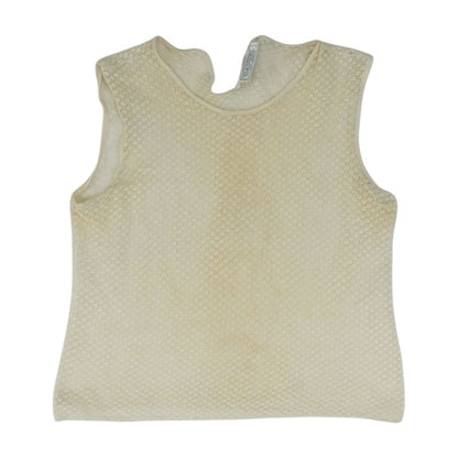 Vintage Ivory Graphic Blouse