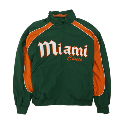 Green Miami Hurricanes Solid Jacket