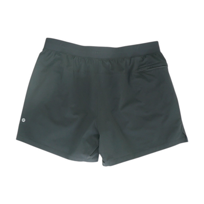 Black Solid Active Shorts