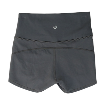 Gray Solid Active Shorts