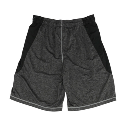 Gray Abstract Active Shorts