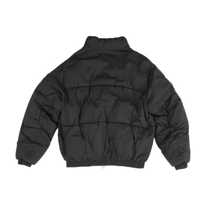 Charcoal Solid Puffer Jacket