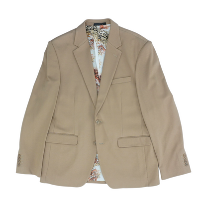 Brown Solid Blazer