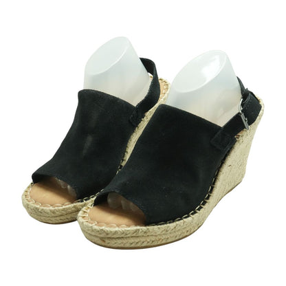 Black Wedge Heels